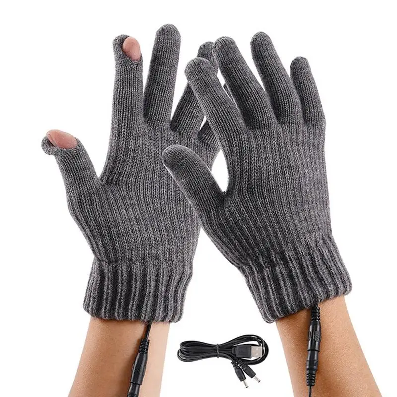 

Перезаряжаемые теплые перчатки унисекс, зимние электрические теплые перчатки, дизайн с пальцами, грелка для рук для катания на лыжах, скалолазания, пешего туризма