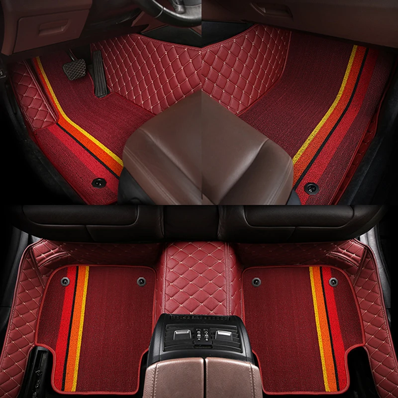 

Custom Car Floor Mats for Ssangyong All Models Rodius ActYon Korando kyron Rexton car styling auto accessories