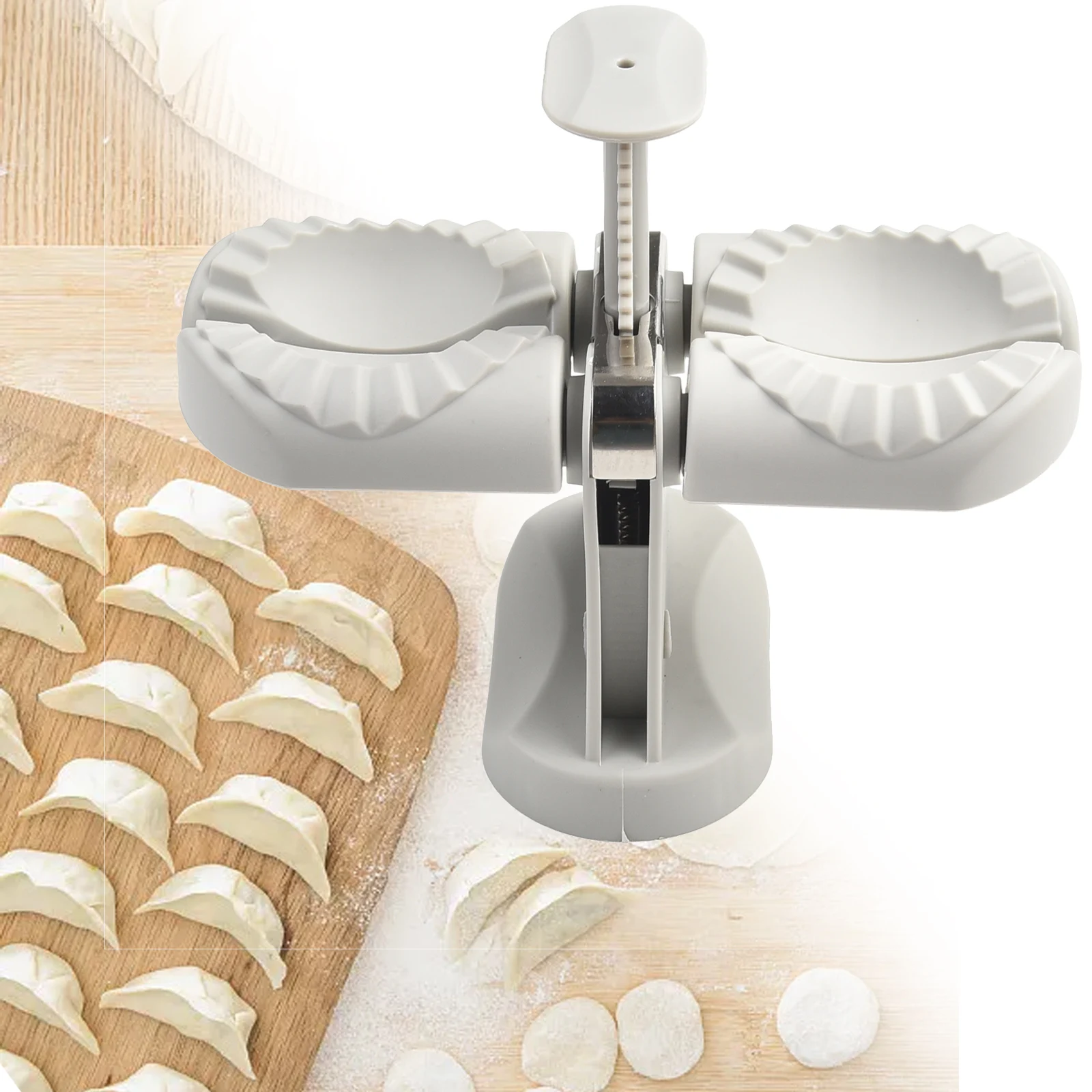 New Household DIY Automatic Dumpling Machine Head Press Mold Empanadas Ravioli Mould Kitchen Gadget Accessories
New Household DIY Automatic Dumpling Machine Head Press Mold Empanadas Ravioli Mould Kitchen Gadget Accessories