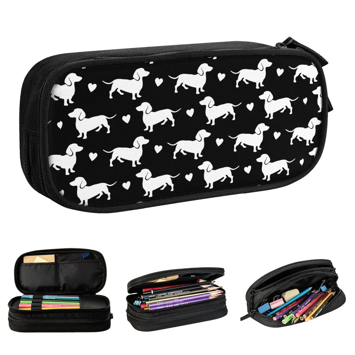 Dachshund Dixie Dog Lover Pencil Cases Wiener Sausage Pen Box Bags for Student Big Capacity Students School Cosmetic Pencil Box
Dachshund Dixie Dog Lover Pencil Cases Wiener Sausage Pen Box Bags for Student Big Capacity Students School Cosmetic Pencil Box