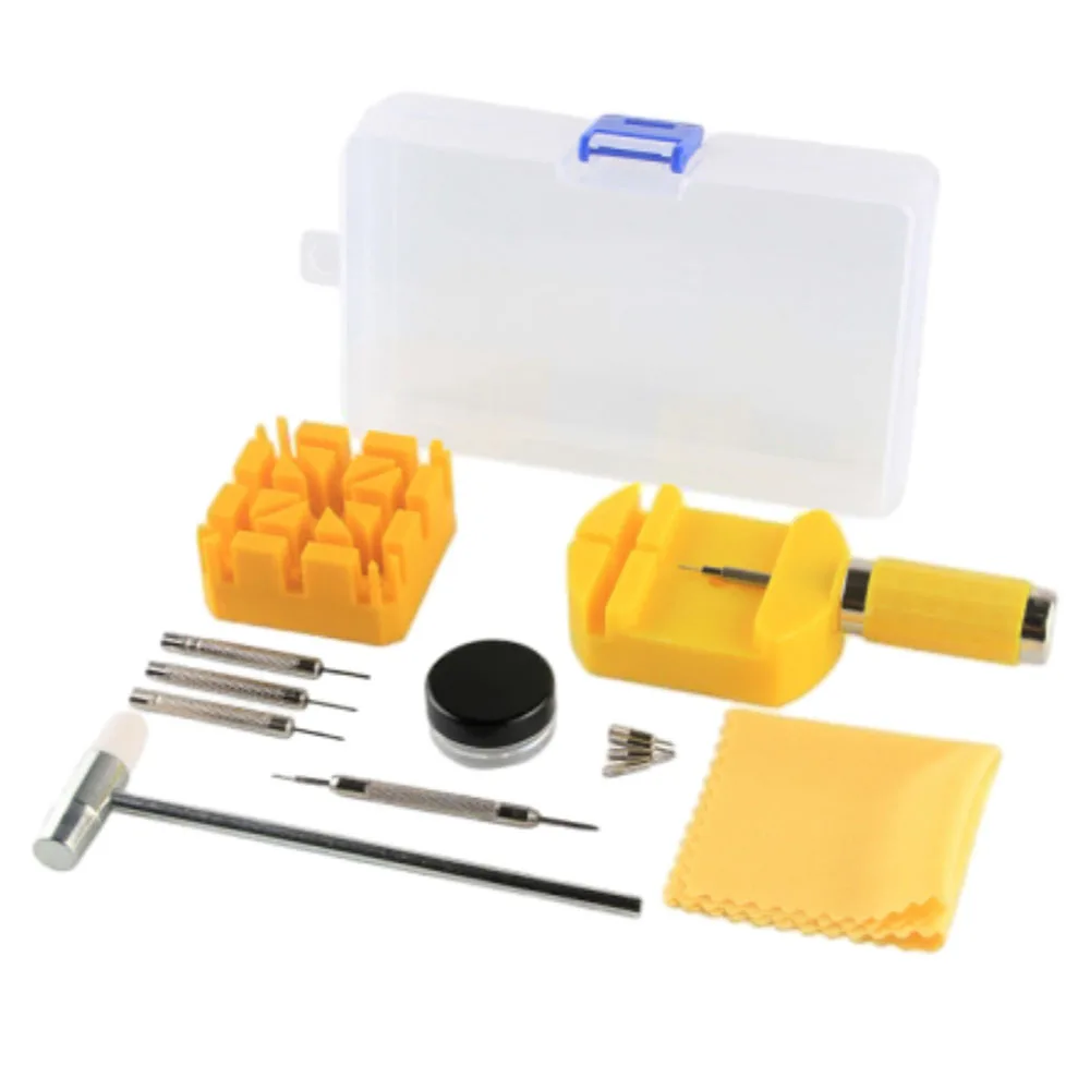 12PCS Watch Repair Tools Kit Opener Assembly Back Case Pressing Maintenance Repair Parts Tool Watch Length Adjustable Tool Kit
12PCS Watch Repair Tools Kit Opener Assembly Back Case Pressing Maintenance Repair Parts Tool Watch Length Adjustable Tool Kit