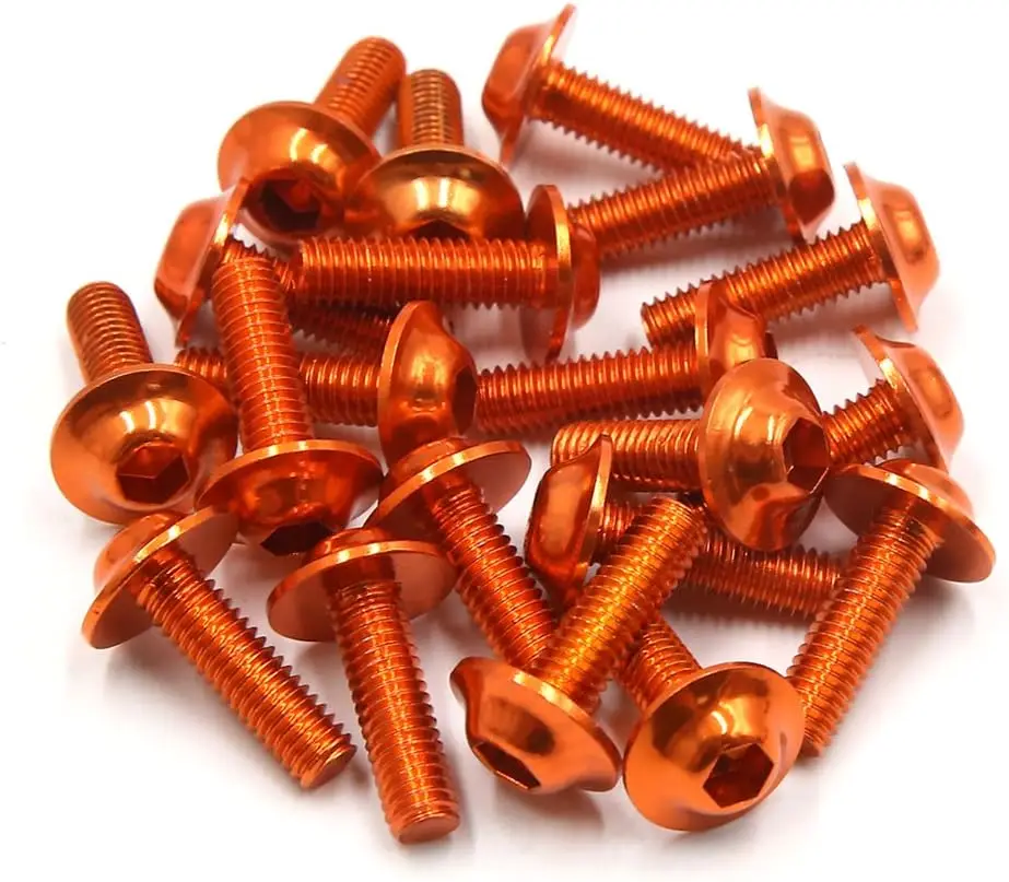 20PCS M6 X 20mm Orange Hexagon License Plates Fairing Bolts Screw for Motorcycle
20PCS M6 X 20mm Orange Hexagon License Plates Fairing Bolts Screw for Motorcycle