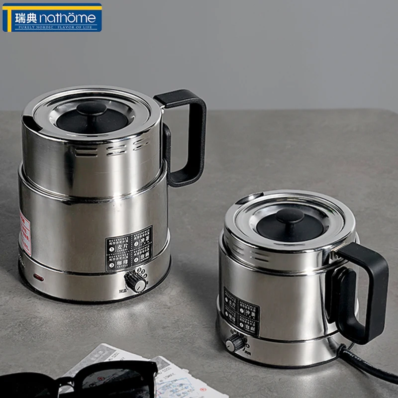 Nathome Portable Electric Kettle For Travel 110V 220V Switchable Voltage Water Boiler Foldable Mini Stainless Steel Water Heater
Nathome Portable Electric Kettle For Travel 110V 220V Switchable Voltage Water Boiler Foldable Mini Stainless Steel Water Heater