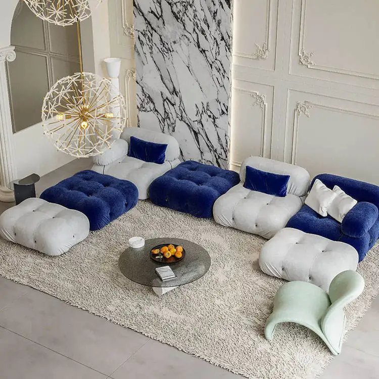 

Бархатный диван в комплекте, роскошный секционный дизайн в скандинавском стиле, Современная Модульная бархатная секционная мебель для гостиной, диван Belini