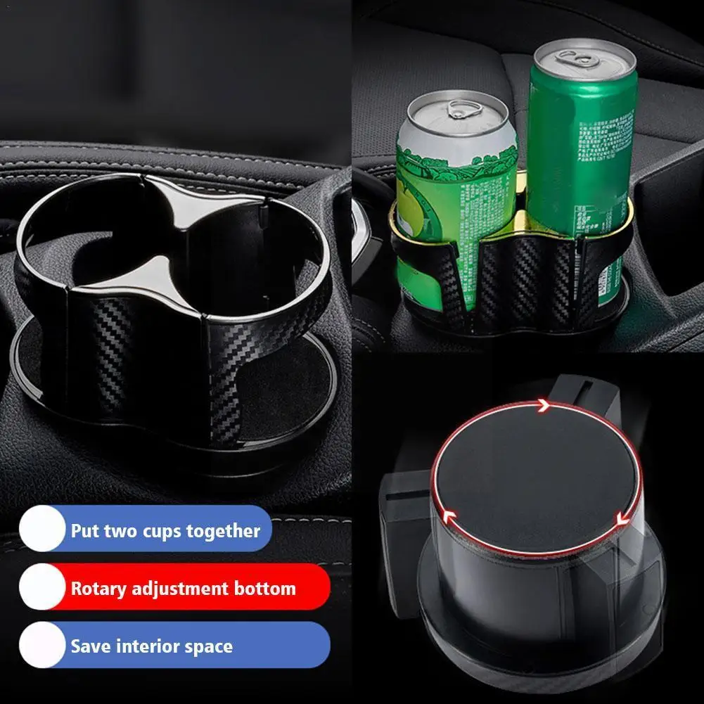 Upgraded Car Drink Holder Double Hole Beverage Holder Water Bottle Expandable Interior Drinks Auto Coffee Base Stand Rotata
Upgraded Car Drink Holder Double Hole Beverage Holder Water Bottle Expandable Interior Drinks Auto Coffee Base Stand Rotata