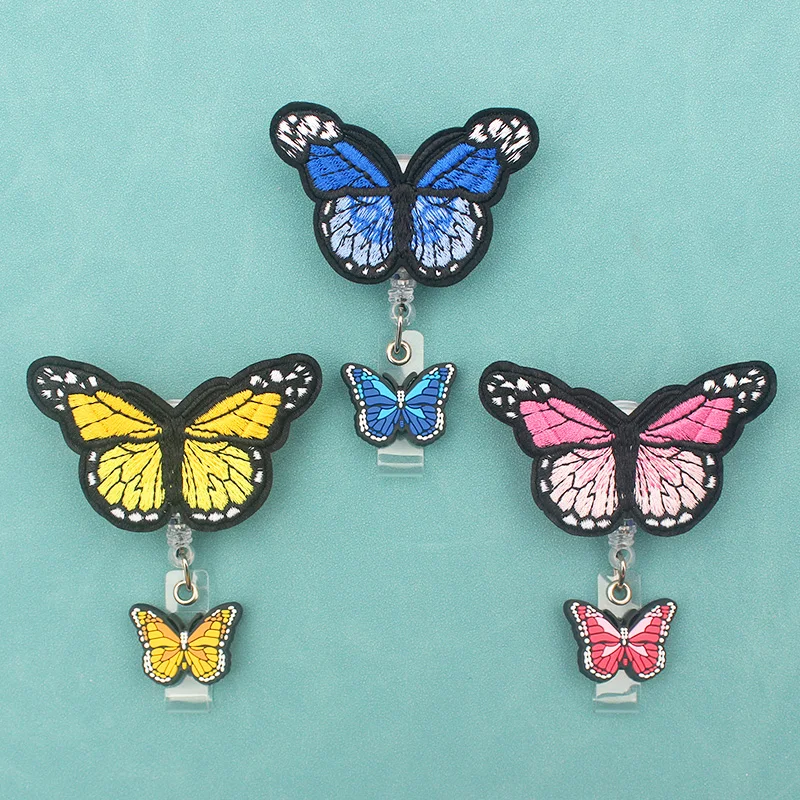 Creative Butterfly 360° Rotate Retractable Card Holder Badge Reel Nurse Exhibition Enfermera Girl And Boy Name Card
Creative Butterfly 360° Rotate Retractable Card Holder Badge Reel Nurse Exhibition Enfermera Girl And Boy Name Card