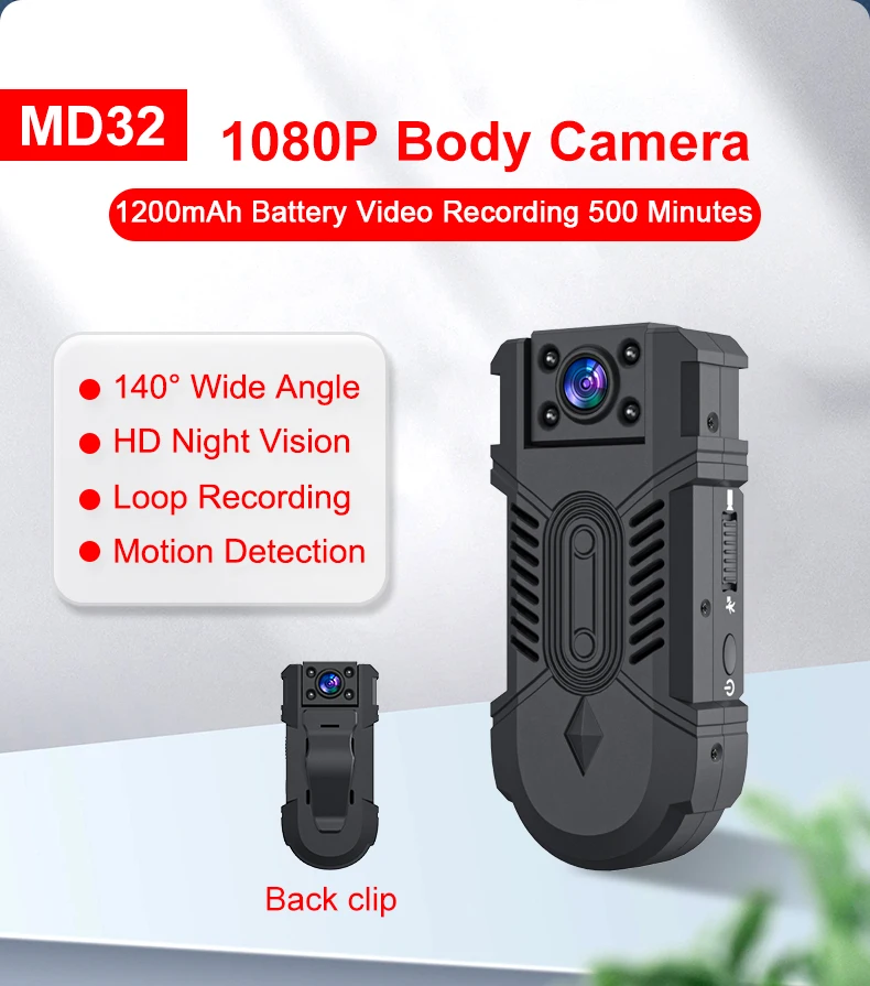 MD32 High-Definition 1080P Mini Portable Professional Camera, Supporting Night Vision Motion and Lens Rotation Functions
MD32 High-Definition 1080P Mini Portable Professional Camera, Supporting Night Vision Motion and Lens Rotation Functions