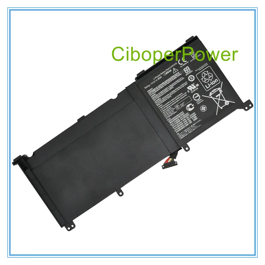 New C41N1416 Laptop Battery for G501 G501J UX501LW N501L UX501J Series G501VW 15.2V 60Wh
New C41N1416 Laptop Battery for G501 G501J UX501LW N501L UX501J Series G501VW 15.2V 60Wh
