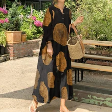 Women Fashion Dress Long Sleeve Spring Circle Printing Pullover Casual OL Commuter Thin Round Neck Ladies Dress Patchwork Loose
Women Fashion Dress Long Sleeve Spring Circle Printing Pullover Casual OL Commuter Thin Round Neck Ladies Dress Patchwork Loose