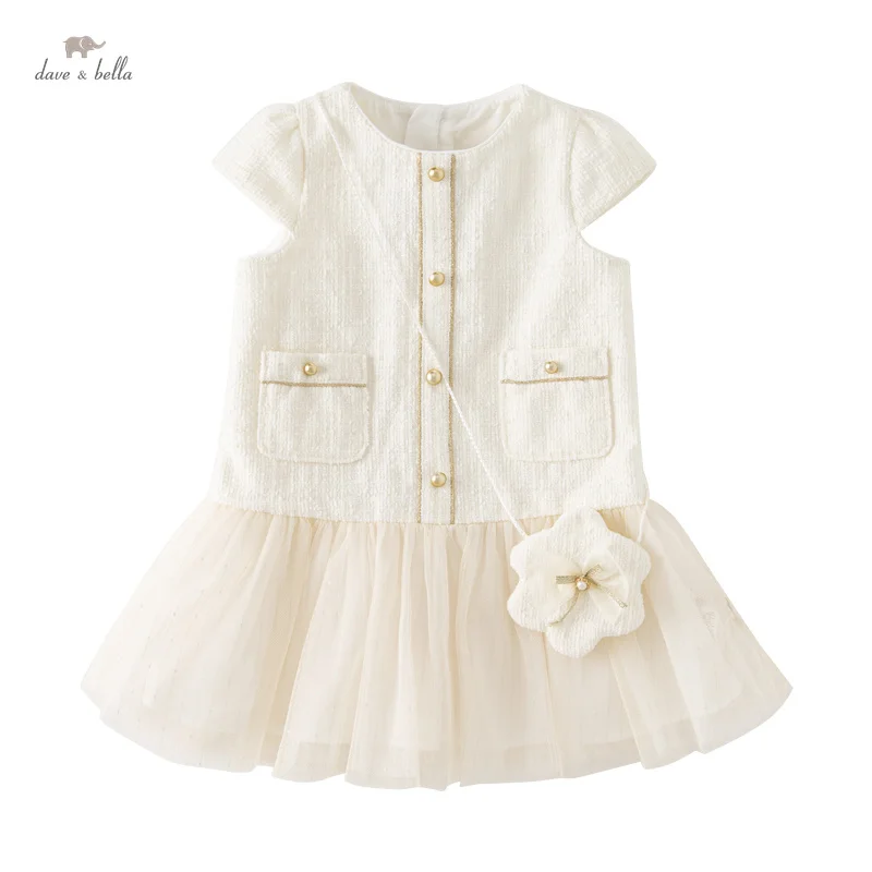 

Dave Bella Girl's Dress Children's 2023 New Autumn Princess Dress Charm Sweet Cute Gentle Fashion Casual Party Outdoor DB3237226