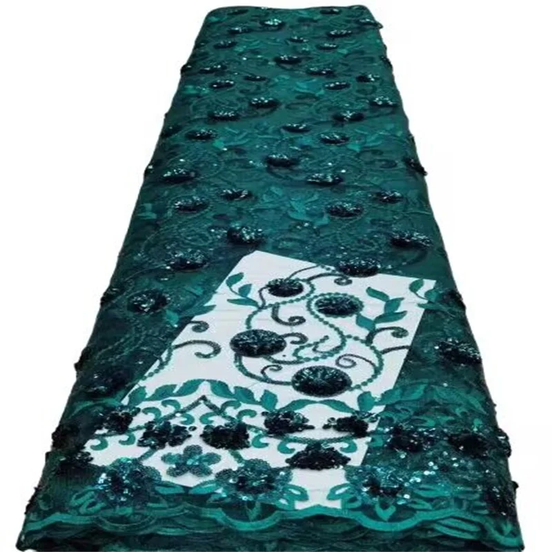 High Quality African Lace Fabric French Net Sequins Fabric for Sewing Embroidered Lace Tulle Nigerian Lace Fabric 5 Yards
High Quality African Lace Fabric French Net Sequins Fabric for Sewing Embroidered Lace Tulle Nigerian Lace Fabric 5 Yards