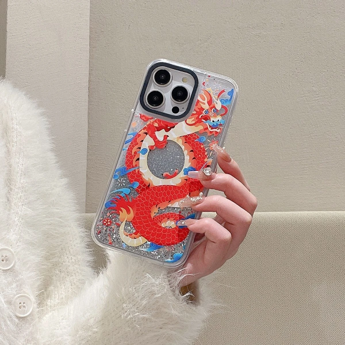 Chinese Dragon Quicksand Phone Case Cover for IPhone 12 13 14 15 Pro Max Case for IPhone 15 Pro Max
Chinese Dragon Quicksand Phone Case Cover for IPhone 12 13 14 15 Pro Max Case for IPhone 15 Pro Max