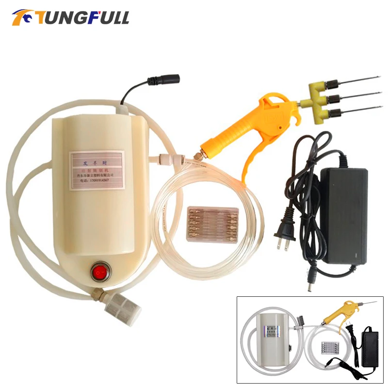 

Electric High Pressure Meat Saline Syringe Pump Bacon Pump Gun Electric Salt Water Injector Meat Marinated Syringe Processor