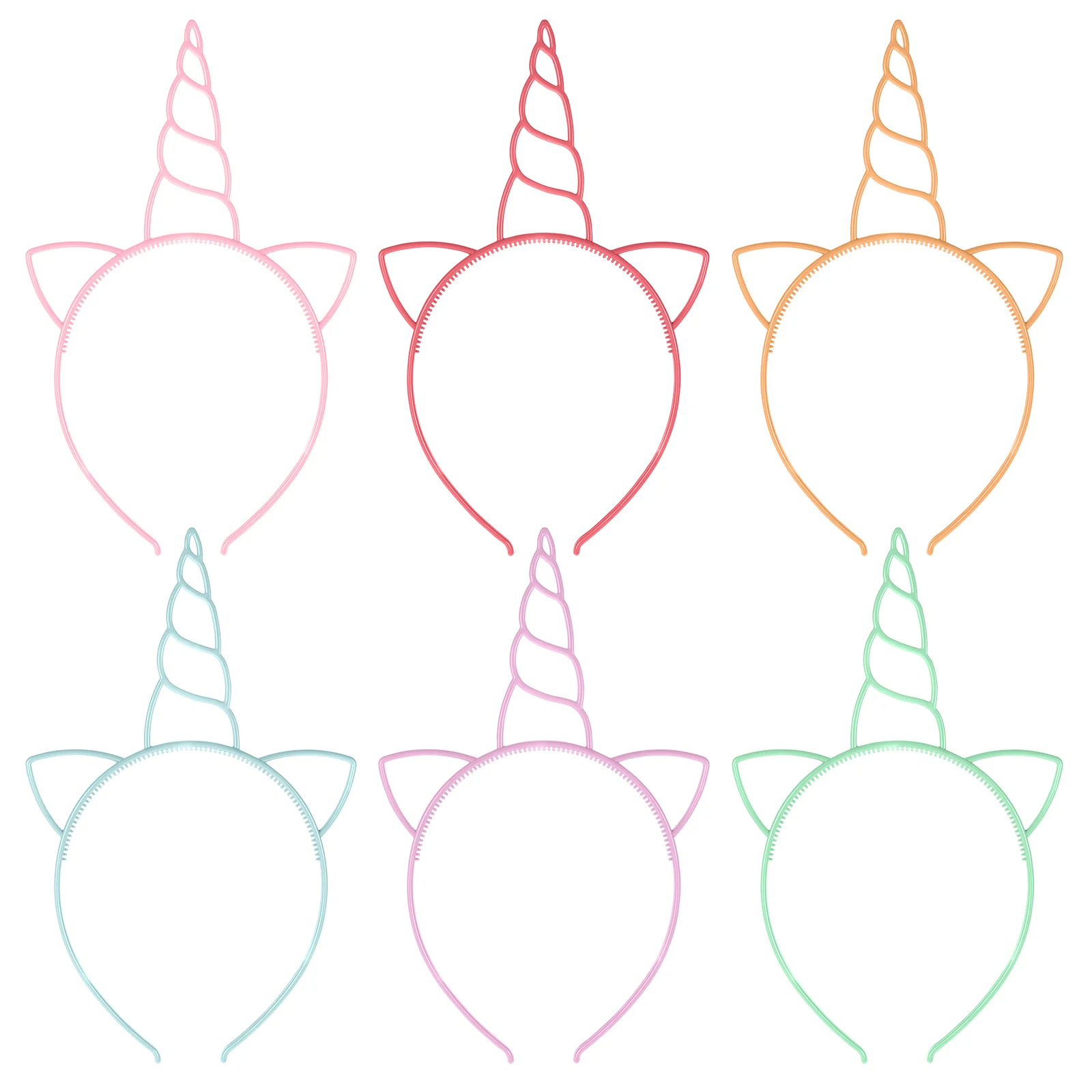 

12 Pcs Unicorn Hair Hoop Headdress Tie Shine Headband for Children Headpiece Miss Halloween Costumes Kids