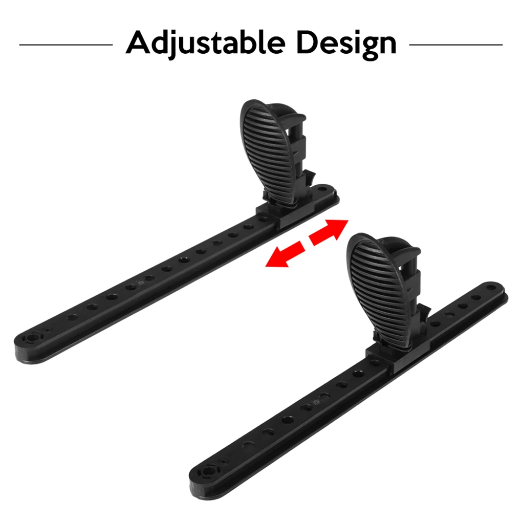 

Canoe Foot Peg Rest Modification Adjustable Canoeing Pedals Body Support Components Kayak Feet Brace Pedal Modified Component