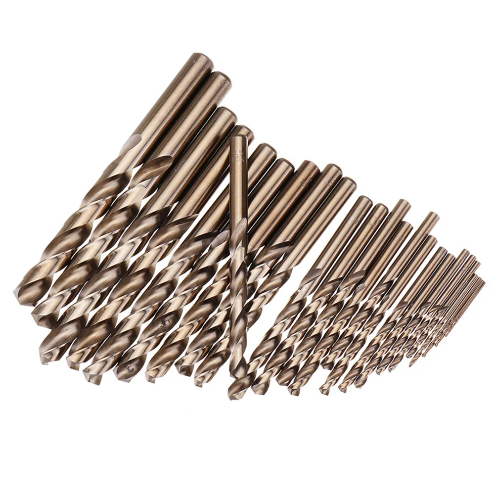 M35 Cobalt HSS Drill Bit Set 1mm-13mm For Stainless Steel Drilling Metalworking Wood/Metal Hole Cutter Power Tools
M35 Cobalt HSS Drill Bit Set 1mm-13mm For Stainless Steel Drilling Metalworking Wood/Metal Hole Cutter Power Tools