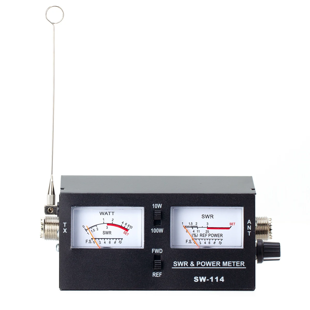 SW-114 SWR/RF/Field Strength Test Power Meter for Relative Power 3 Function Analog
SW-114 SWR/RF/Field Strength Test Power Meter for Relative Power 3 Function Analog