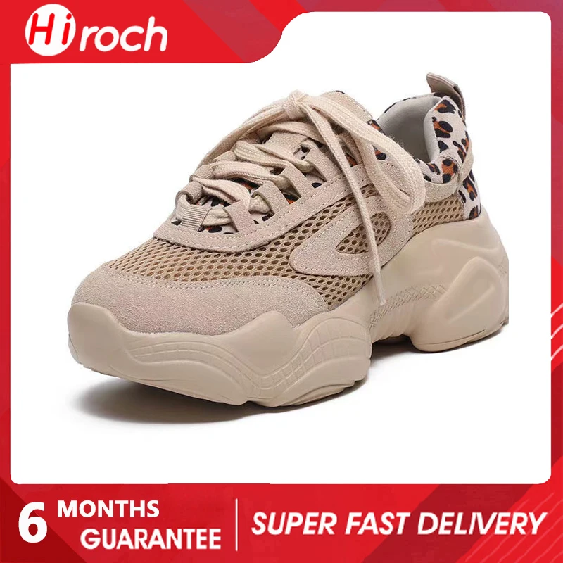 HiRoch Mesh Breathable Womens Flat Sneakers New Sandals All-match Trend Ins Sport Shoes With Leopard Pattern 
HiRoch Mesh Breathable Womens Flat Sneakers New Sandals All-match Trend Ins Sport Shoes With Leopard Pattern