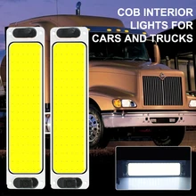 Car Interior Light 108SMD COB Readling Light 12V-24V LED Panel Light Bulb Car Dome Light Truck Lamp Waterproof Self-Adhesive
Car Interior Light 108SMD COB Readling Light 12V-24V LED Panel Light Bulb Car Dome Light Truck Lamp Waterproof Self-Adhesive