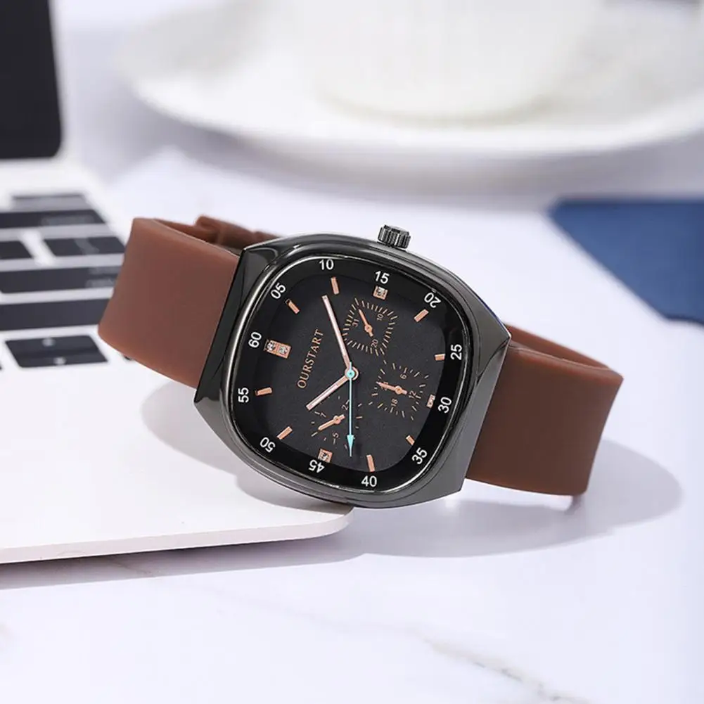 Three-eye Square Watch High Accuracy Student Quartz Watch with Square Dial Silicone Strap for Time-checking No Delay Quartz
Three-eye Square Watch High Accuracy Student Quartz Watch with Square Dial Silicone Strap for Time-checking No Delay Quartz