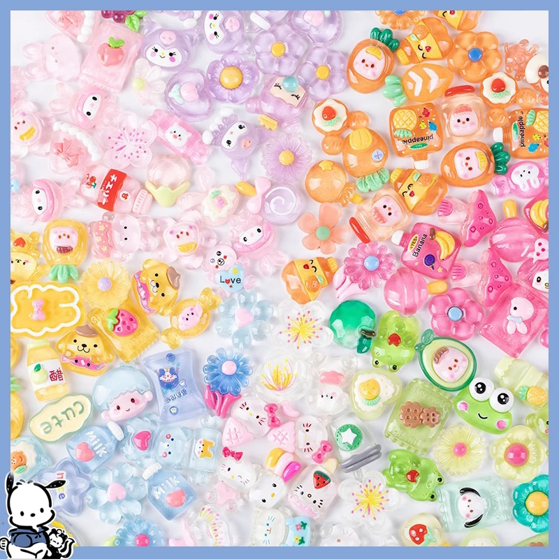 20Pcs Sanrios Resin Color Random Nail Art Decor Charm Pochacco Cinnamorol Kuromi Phone Case Hairclips Accessories Shoes Material
20Pcs Sanrios Resin Color Random Nail Art Decor Charm Pochacco Cinnamorol Kuromi Phone Case Hairclips Accessories Shoes Material