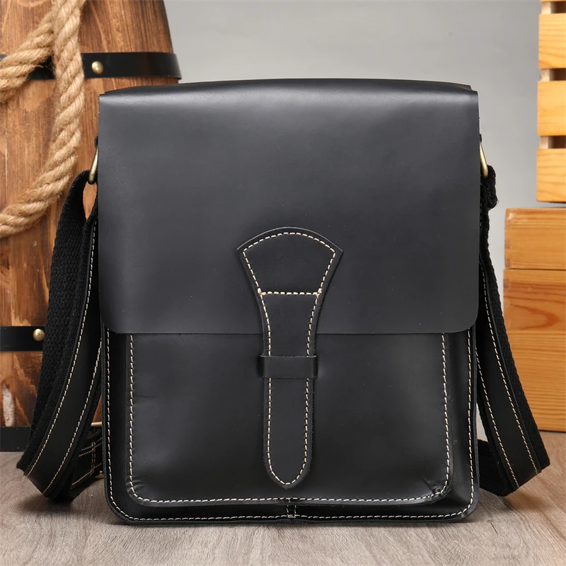 Retro Style Men's bag Men's leather shoulder bag men's vintage cowskin crossbody bag Large capacity single shoulder bag for men
Retro Style Men's bag Men's leather shoulder bag men's vintage cowskin crossbody bag Large capacity single shoulder bag for men