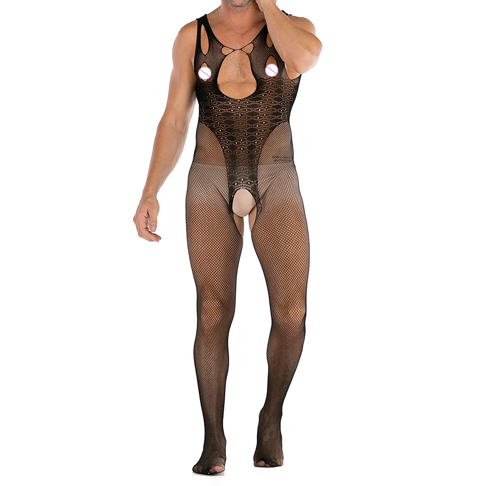 Men Sheer Mesh Fishnet Hollow Out Backless Bodysuit Sexy Open Cup Crotchless Jumpsuit Seduction Lingerie Erotic Bodystockings
Men Sheer Mesh Fishnet Hollow Out Backless Bodysuit Sexy Open Cup Crotchless Jumpsuit Seduction Lingerie Erotic Bodystockings