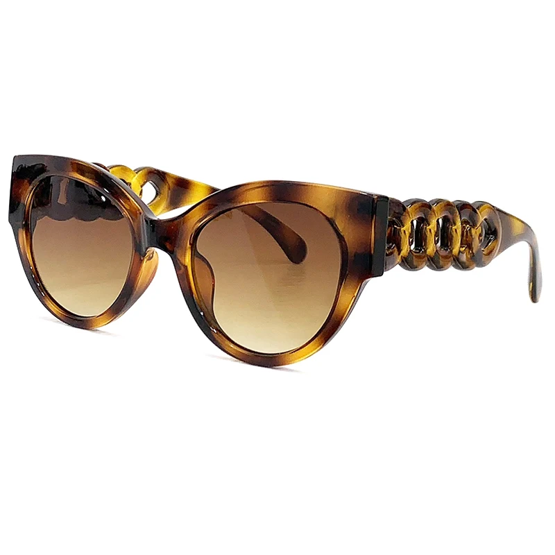 

2023 Round Sunglasses Women Brand Designer High Quality Acetate Frame Gradient UV400 Lens Shades Oculos De Sol Free Shipping