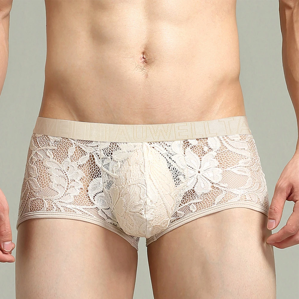 Men Trunks Sexy Lace Sheer U Convex Pouch Boxer Briefs Low Rise See Through Shorts Ultra-thin Underwear Lingerie Calzoncillos
Men Trunks Sexy Lace Sheer U Convex Pouch Boxer Briefs Low Rise See Through Shorts Ultra-thin Underwear Lingerie Calzoncillos