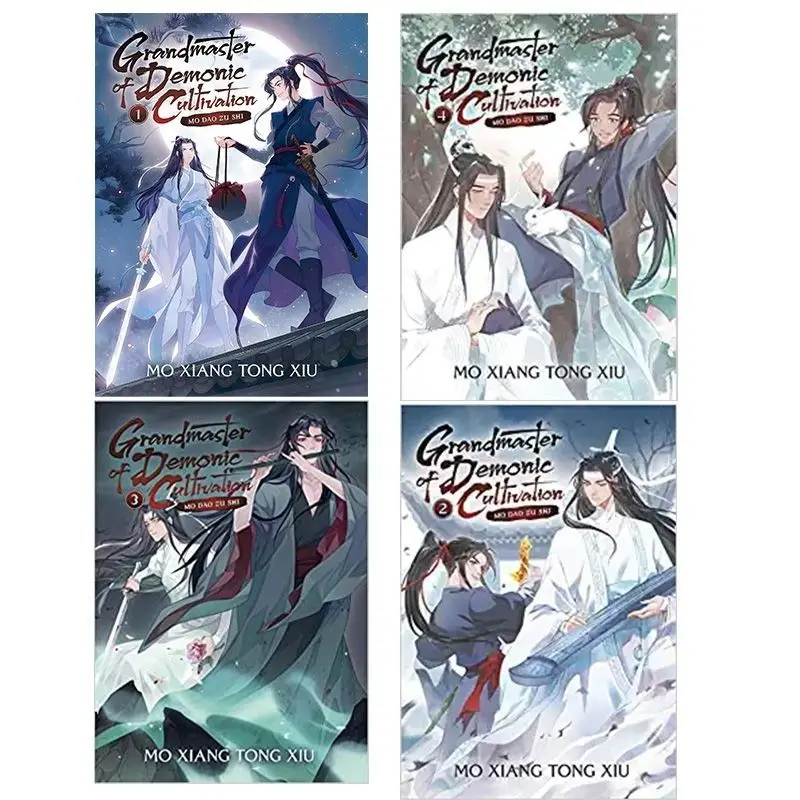 4 книги/набор, англоязычное издание, Grandmaster of Demonic Culture: Mo Dao Zu Shi Novel Vol. 1-4, англоязычное издание, книга Манга
4 книги/набор, англоязычное издание, Grandmaster of Demonic Culture: Mo Dao Zu Shi Novel Vol. 1-4, англоязычное издание, книга Манга