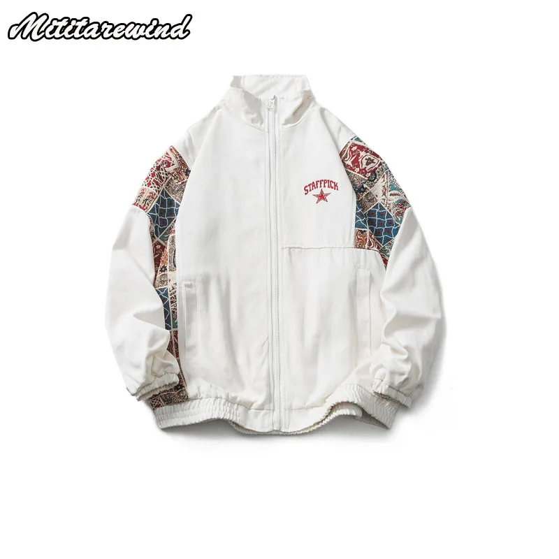 2023 New Arrival China-Chic Men's Spliced Stand Collar Jackets Loose Hip Hop Coats Couple Versatile Youth High Street Design
2023 New Arrival China-Chic Men's Spliced Stand Collar Jackets Loose Hip Hop Coats Couple Versatile Youth High Street Design