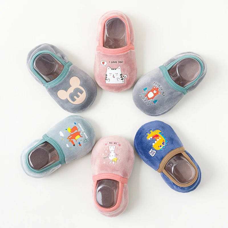 New Plus Velvet Thickened Infant Newborn Non-Silp Floor Socks Unisex Baby Autumn Winter Cartoon Animals Printed Warm Socks Shoes
New Plus Velvet Thickened Infant Newborn Non-Silp Floor Socks Unisex Baby Autumn Winter Cartoon Animals Printed Warm Socks Shoes