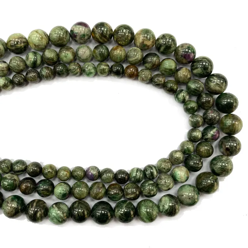 Wholesale Red Green Kmaite Round Natural Gem Stone Beads For Jewelry Making DIY Women's Bracelet Necklace Charms 6/8/10/12MM
Wholesale Red Green Kmaite Round Natural Gem Stone Beads For Jewelry Making DIY Women's Bracelet Necklace Charms 6/8/10/12MM