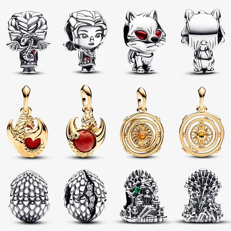 Sterling Silver New Dragon Witch Beads Women's Jewelry Ring Earrings Pendant Necklace Fit Pandora Bracelet New Game of Thrones
Sterling Silver New Dragon Witch Beads Women's Jewelry Ring Earrings Pendant Necklace Fit Pandora Bracelet New Game of Thrones