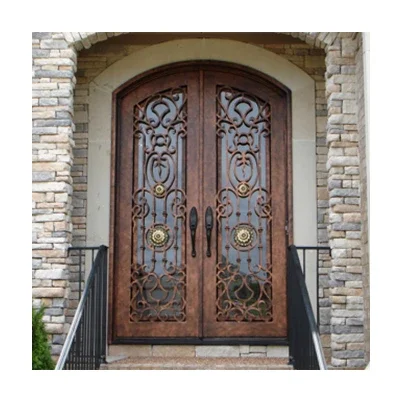 Golden Supplier Iron Glass Door Iron Entrance Door Wrought Iron Door For Home Customized
Golden Supplier Iron Glass Door Iron Entrance Door Wrought Iron Door For Home Customized