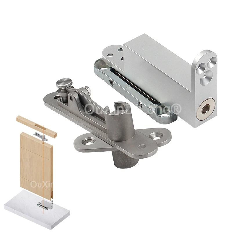 2Sets Heavy Duty Stainless Steel Self Closing Door Invisible Pivot Hinge 360 Degree Shaft Hidden Hinges for Wood Doors FG896
2Sets Heavy Duty Stainless Steel Self Closing Door Invisible Pivot Hinge 360 Degree Shaft Hidden Hinges for Wood Doors FG896