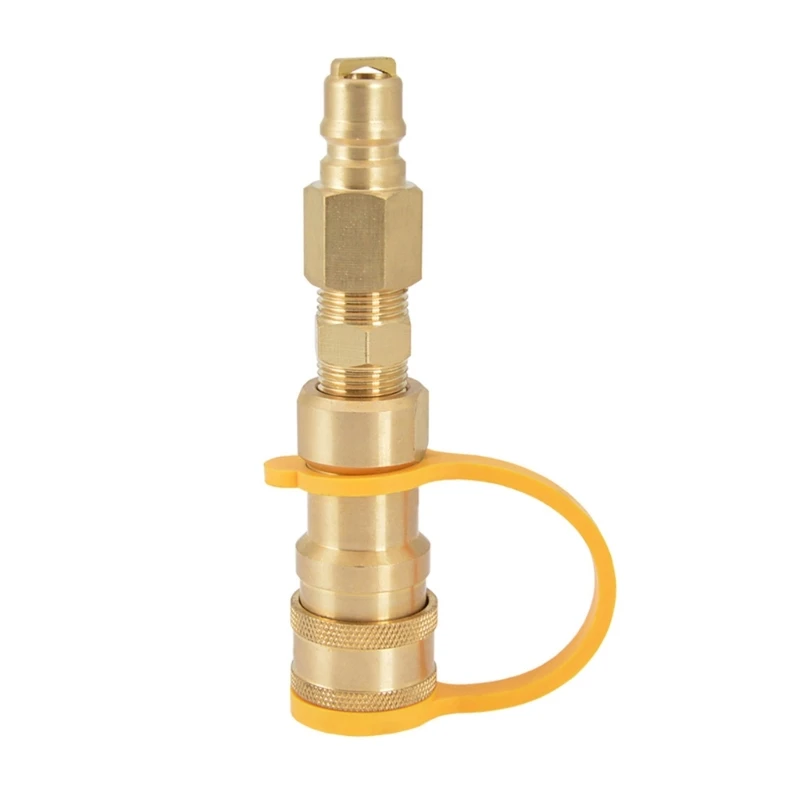 Propane Quick Connector Fittings Adapter 3/8" Brass Grill Connectors Barbecue Tool 594C
Propane Quick Connector Fittings Adapter 3/8" Brass Grill Connectors Barbecue Tool 594C