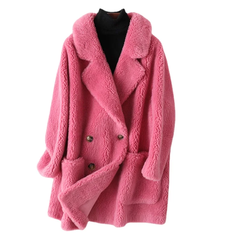 High Quality Australian Women Wool Coats Thick Warm Elegant Loose Long Outwear for Women
High Quality Australian Women Wool Coats Thick Warm Elegant Loose Long Outwear for Women