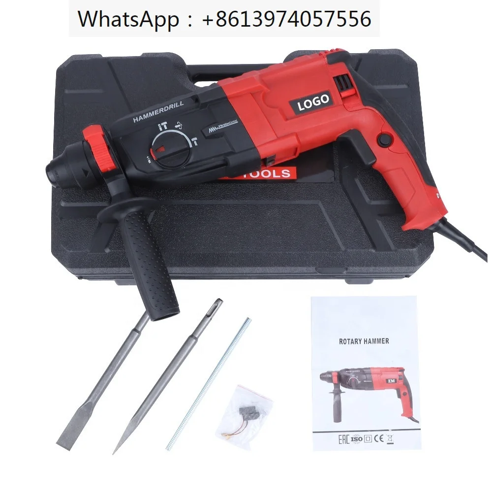 

2-28 Power Rotary Hammer 900W Drilling Machine 28mm SDS Plus 4 Function AC Electric Hammer Impact Power Hammer Drill