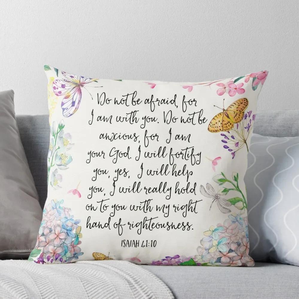 Isaiah 41:10 (Flowers and Butterflies) Throw Pillow Luxury Cushion Cover Ornamental Pillow Sofas Covers christmas pillow case
Isaiah 41:10 (Flowers and Butterflies) Throw Pillow Luxury Cushion Cover Ornamental Pillow Sofas Covers christmas pillow case