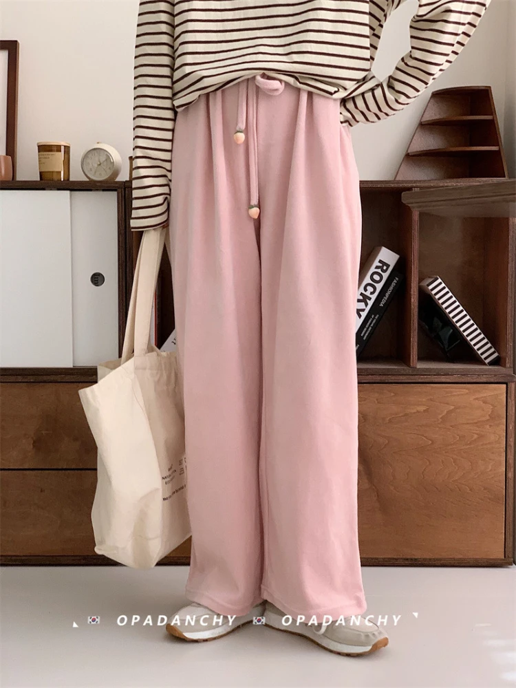 Sweet Women Casual Pants Vintage Soft Girl Preppy Style Loose Waistband Cartoon Bandage Motion Pants Harajuku Street Trousers
Sweet Women Casual Pants Vintage Soft Girl Preppy Style Loose Waistband Cartoon Bandage Motion Pants Harajuku Street Trousers