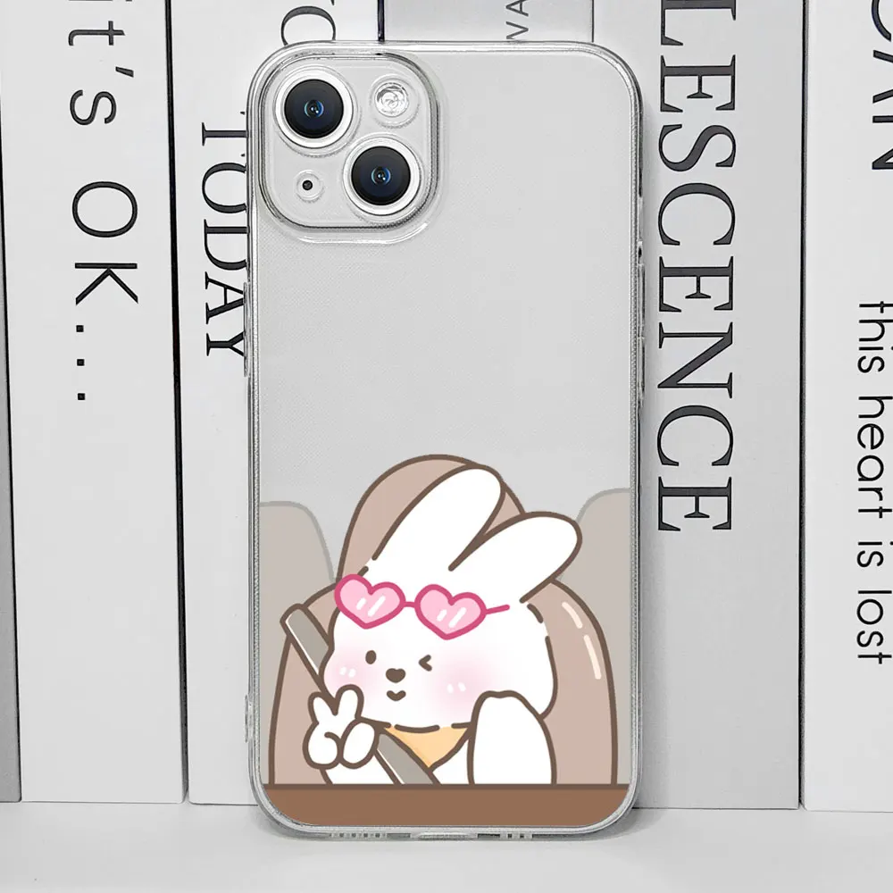 Funny Bunny Bear Lovers Couple Phone Case for IPhone 16 15 14 13 12 11 Pro Mini X XS MAX 7 8Plus Soft Paired Cover for IPhone 11 Funny Bunny Bear Lovers Couple Phone Case for IPhone 16 15 14 13 12 11 Pro Mini X XS MAX 7 8Plus Soft Paired Cover for IPhone 11