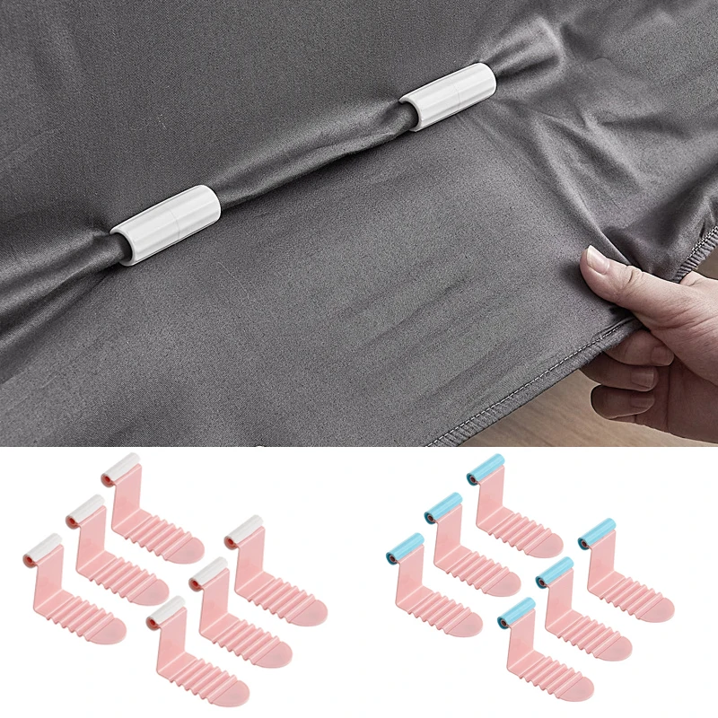 6PCS Bed Sheet Clips Needle-free Invisible Quilt Holder Duvet Cover Gripper Non Slip Bedsheet Blanket Fastener Mattress Holder
6PCS Bed Sheet Clips Needle-free Invisible Quilt Holder Duvet Cover Gripper Non Slip Bedsheet Blanket Fastener Mattress Holder