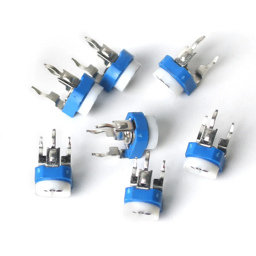 20PCS RM065 Potentiometer 100 200 500 1K 2K 5K 10K 20K 50K 100K 200K 500K 1M Ohm RM-065 Trimmer Potentiometers Variable Resistor
20PCS RM065 Potentiometer 100 200 500 1K 2K 5K 10K 20K 50K 100K 200K 500K 1M Ohm RM-065 Trimmer Potentiometers Variable Resistor