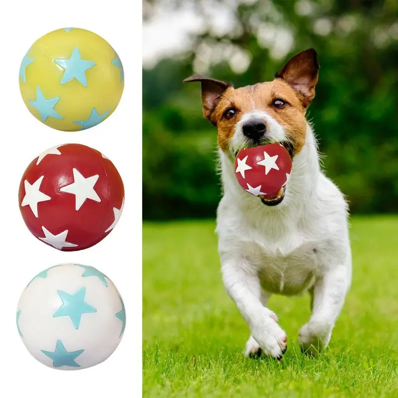 

Dog Chew Ball Interactive Dog Toy Bite Resistant Soft Pet Supplies Chewable Ball 6cm For Veterinary Hospital Puppies Dog supply