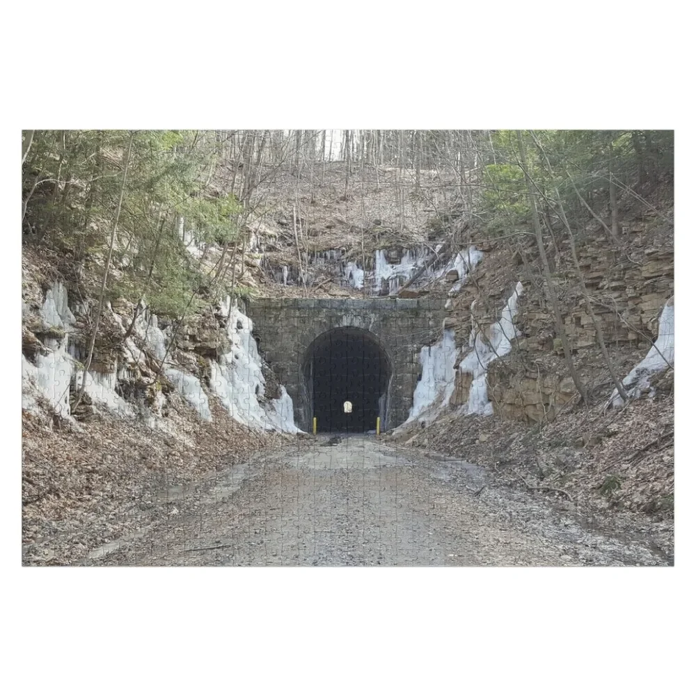 

Peale Tunnel Winter Scene Jigsaw Puzzle Customized Kids Gift With Personalized Photo With Photo Puzzle