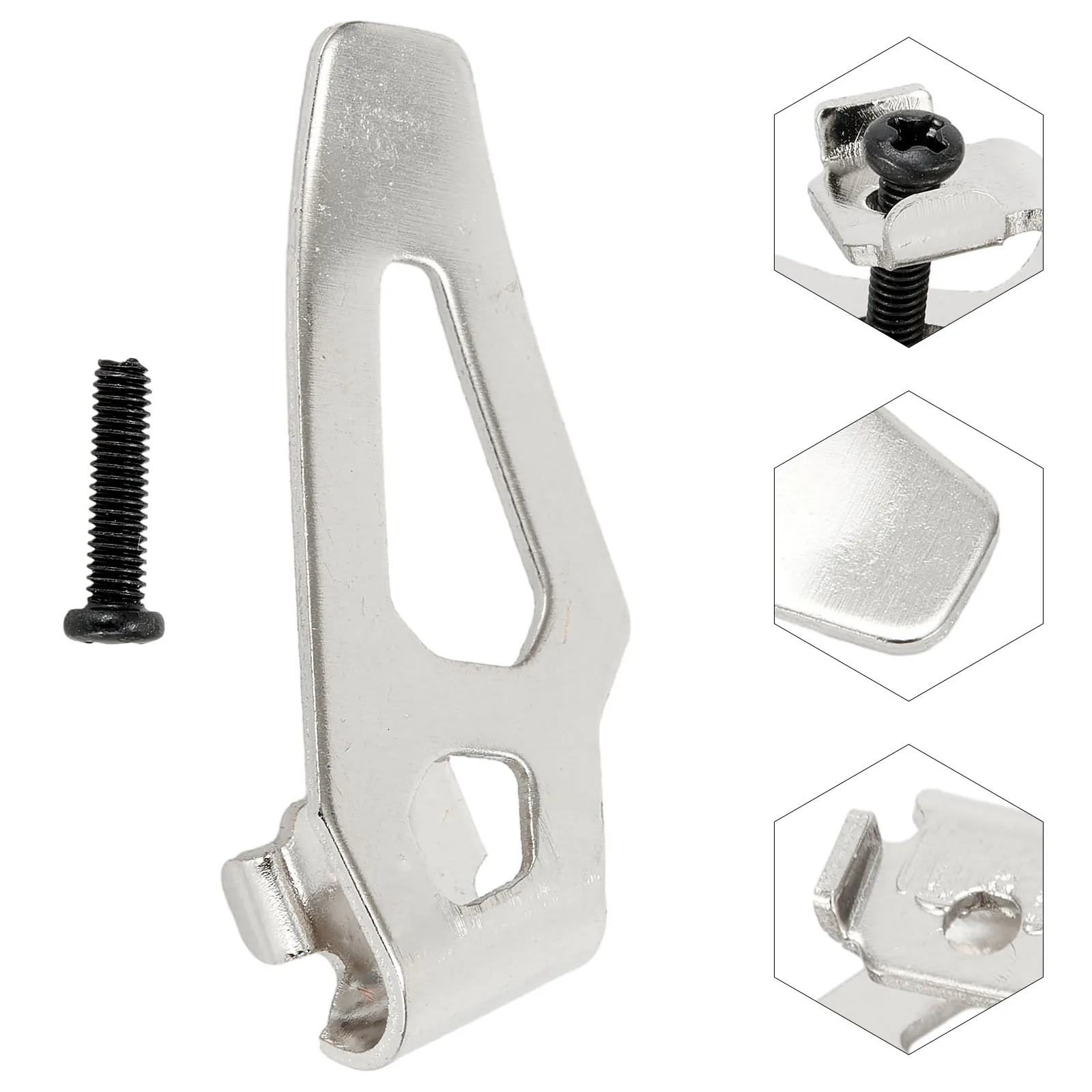 Brandnew Belt Hook Clip Handwork Tools Parts Impact Drivers Accessory Metal Silver With Screw For Drills Wrenches
Brandnew Belt Hook Clip Handwork Tools Parts Impact Drivers Accessory Metal Silver With Screw For Drills Wrenches