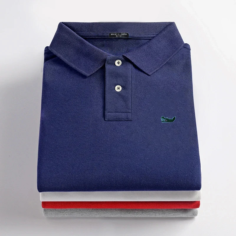 100% Cotton Spring Autumn High Quality Men's Long Sleeve Polo Shirt Casual Brand Fashion Lapel Male T-shirt Tops S-4XL
100% Cotton Spring Autumn High Quality Men's Long Sleeve Polo Shirt Casual Brand Fashion Lapel Male T-shirt Tops S-4XL