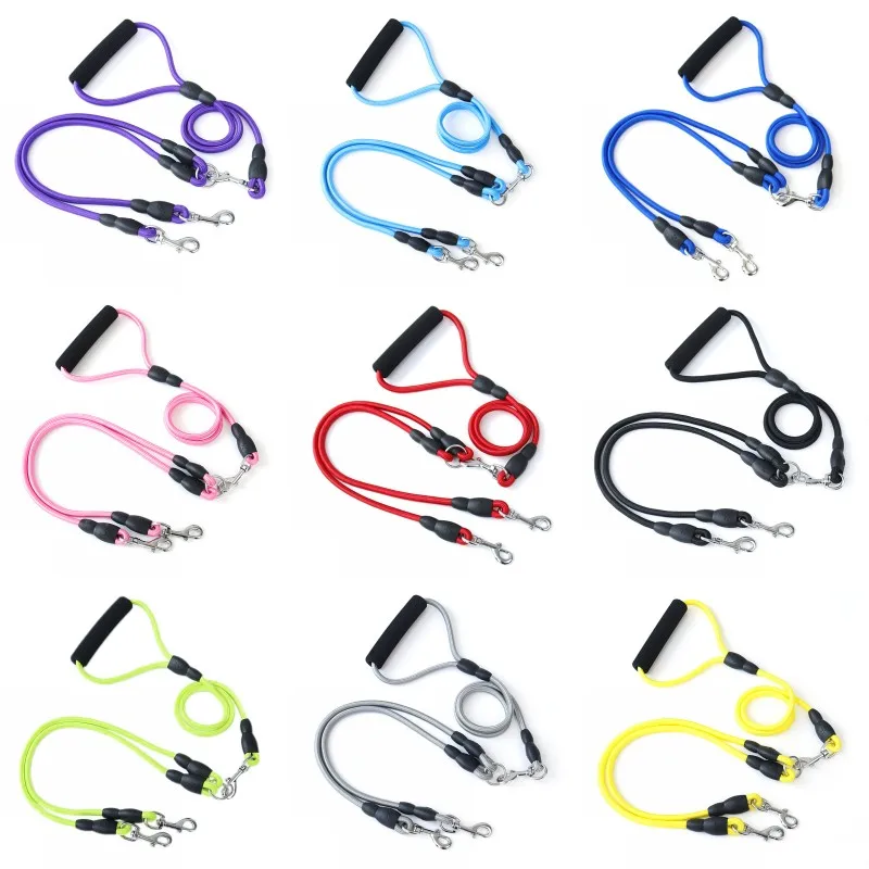 

Pet Dog Lead Leash Nylon Basic Puppy Leashes Solid Soft Cat Collar with Leash Outdoor Walking Rope Chihuahua Pet Dog Accessories