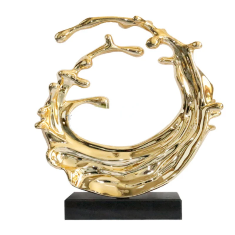 Resin Crafts New Design Interior Home Hotel Decoration Sculptures Good Quality Resin Electroplated Bright Abstract Art Statues
Resin Crafts New Design Interior Home Hotel Decoration Sculptures Good Quality Resin Electroplated Bright Abstract Art Statues